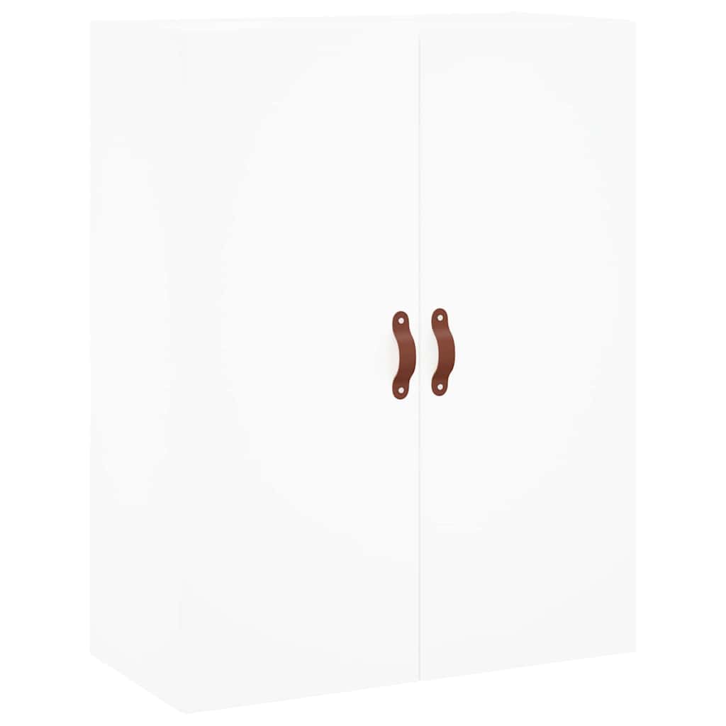 højskab 69,5x34x180 cm konstrueret træ hvid