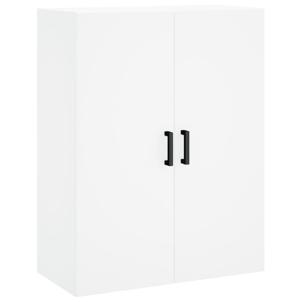 højskab 69,5x34x180 cm konstrueret træ hvid