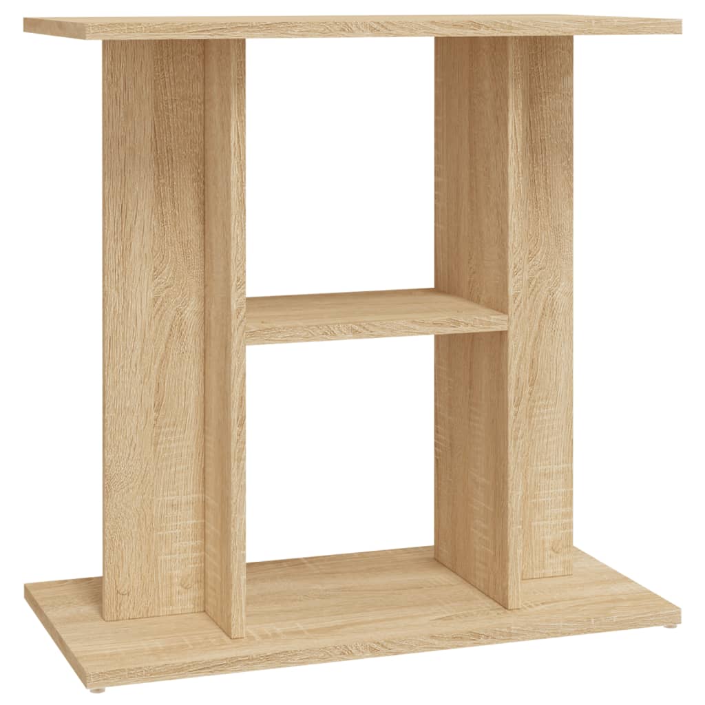 akvariebord 60x30x60 cm konstrueret træ sonoma-eg