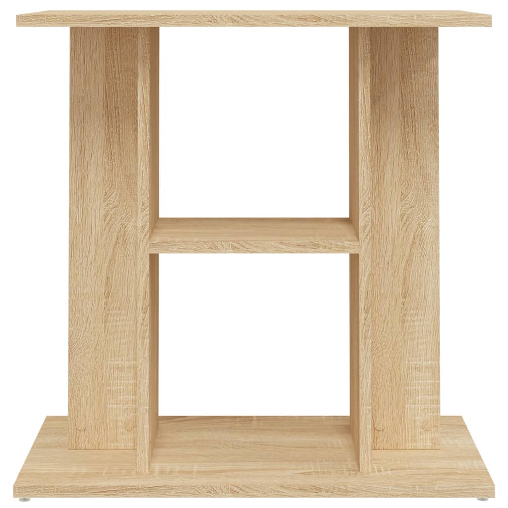 akvariebord 60x30x60 cm konstrueret træ sonoma-eg