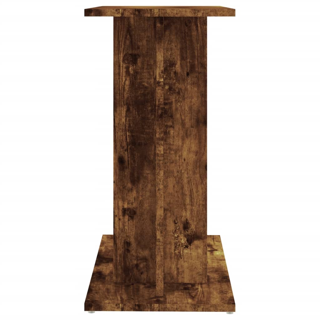 akvariestativ røget eg 60x30x60 cm konstrueret træ