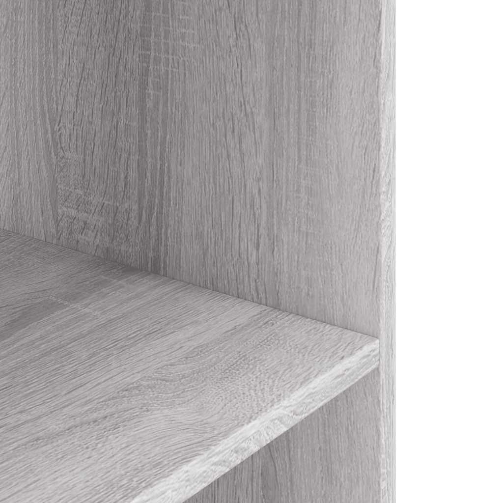 akvariestativ grå Sonoma 60x30x60 cm konstrueret træ