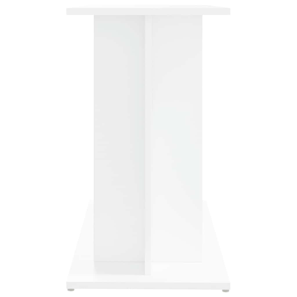 akvariebord 80x35x60 cm konstrueret træ hvid