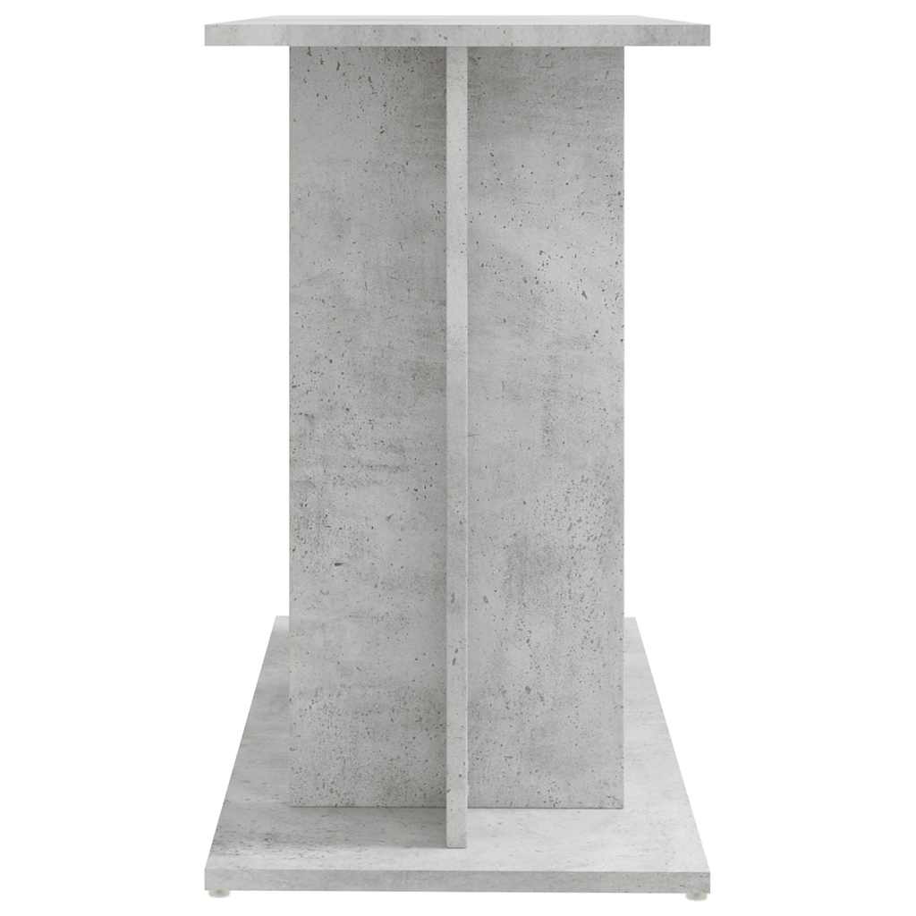 akvariestativ betongrå 80x35x60 cm konstrueret træ