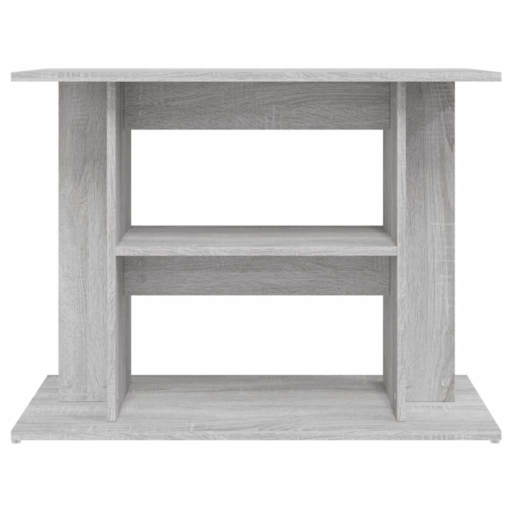 akvariestativ grå Sonoma 80x35x60 cm konstrueret træ