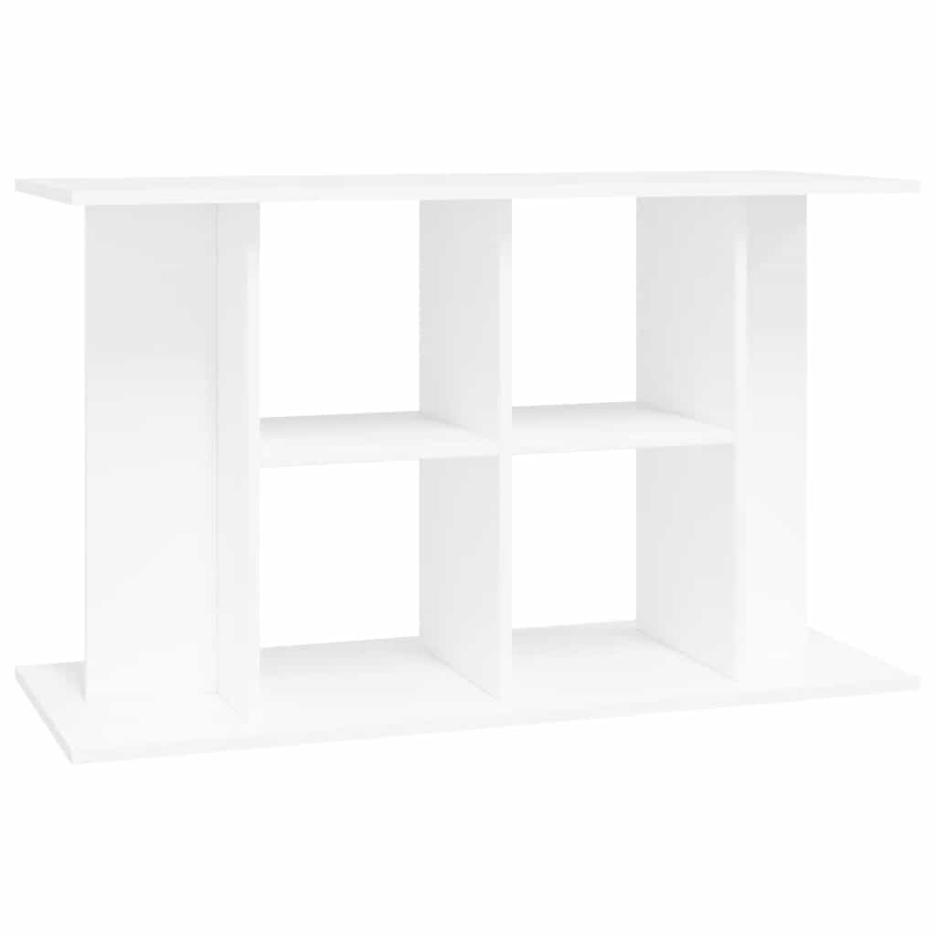 akvariebord 100x40x60 cm konstrueret træ hvid