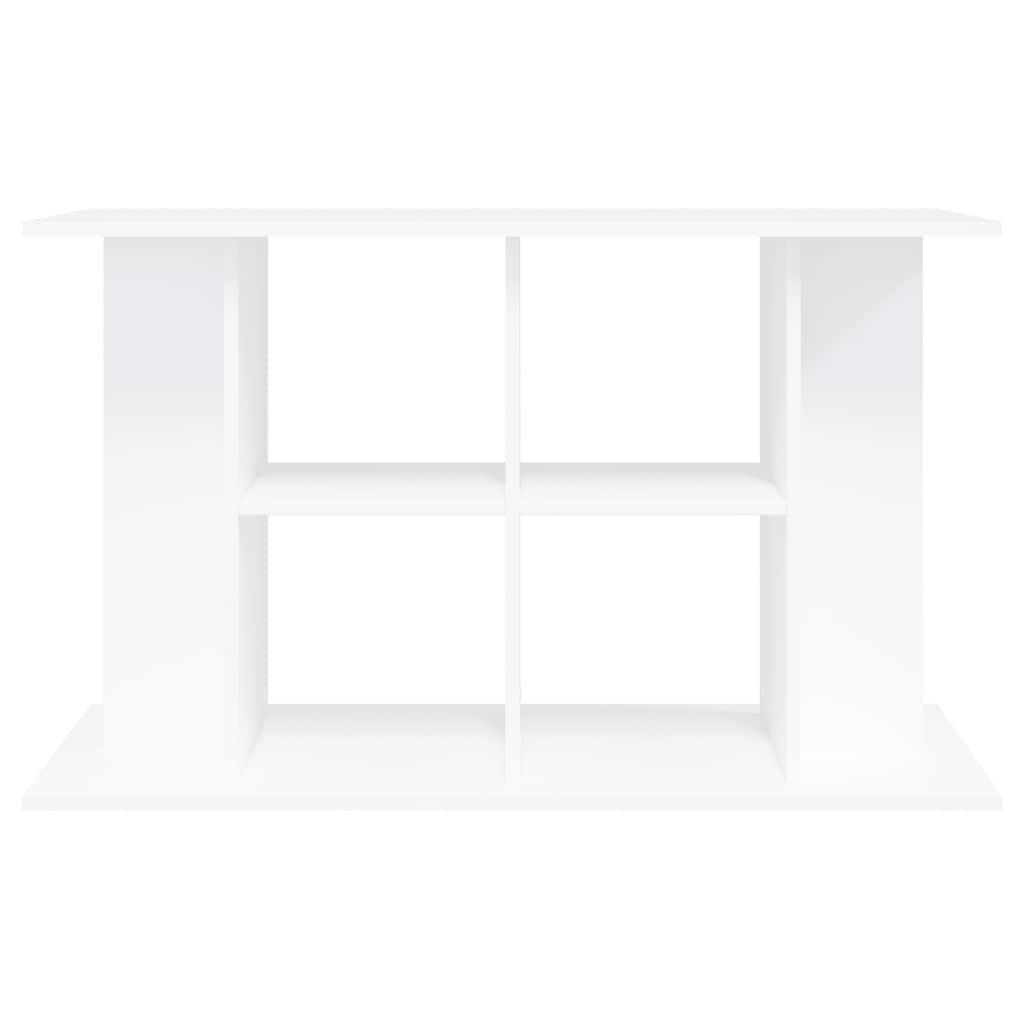 akvariebord 100x40x60 cm konstrueret træ hvid