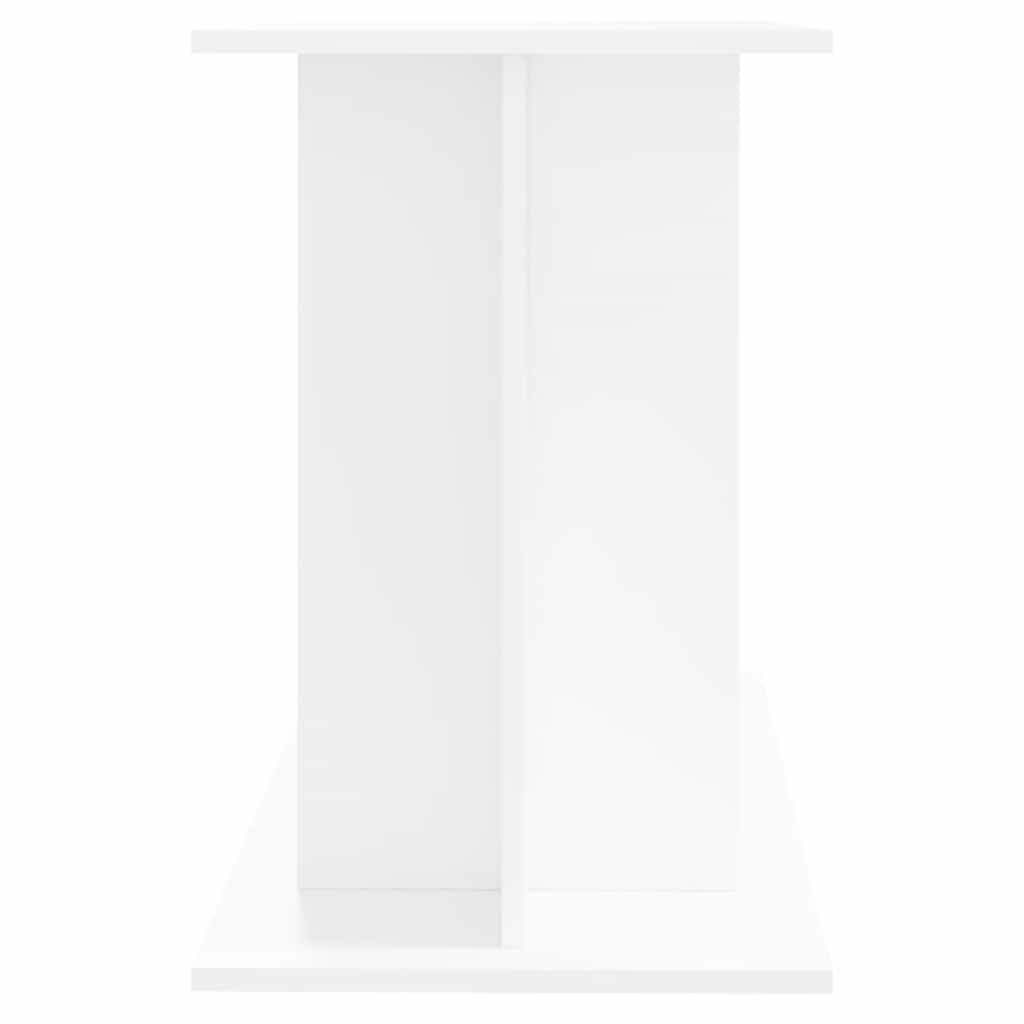 akvariebord 100x40x60 cm konstrueret træ hvid