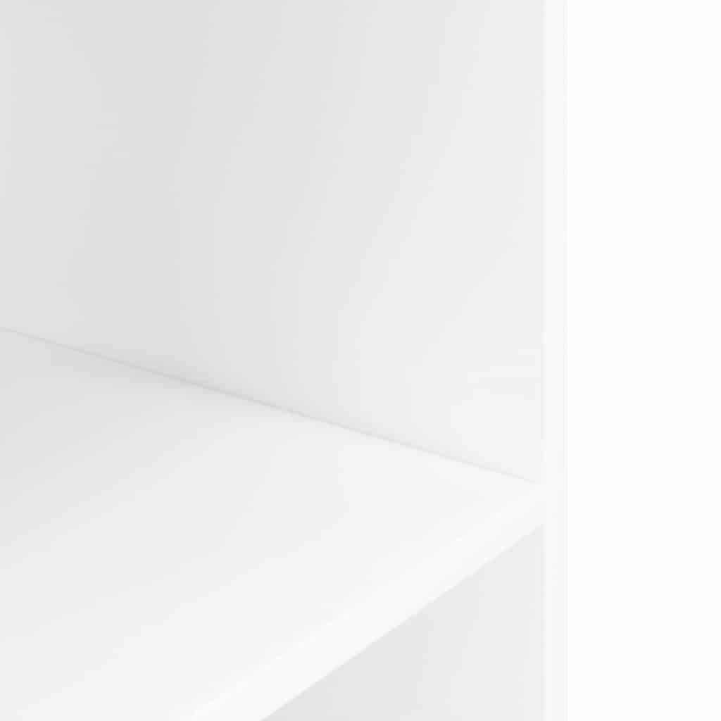 akvariebord 100x40x60 cm konstrueret træ hvid