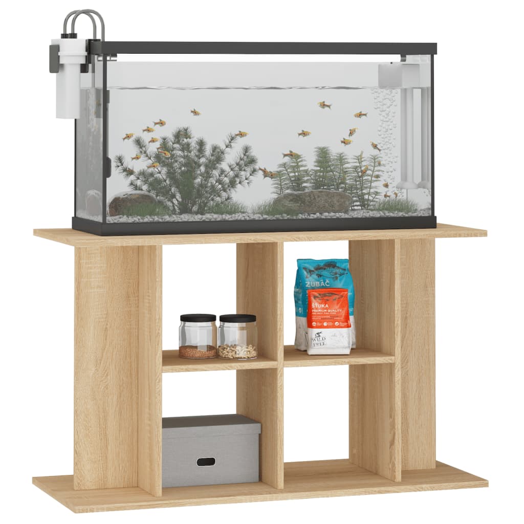 akvariestativ Sonoma eg 100x40x60 cm konstrueret træ