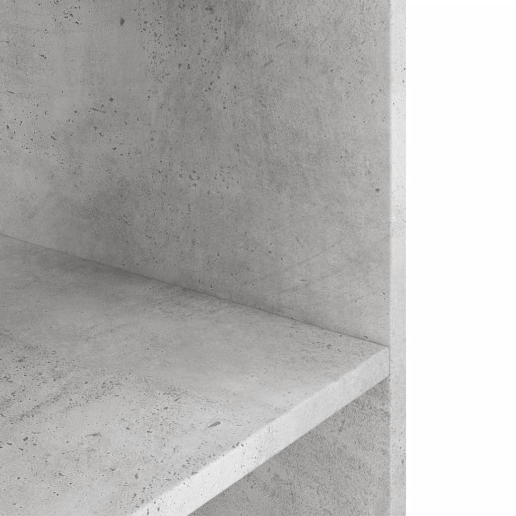 akvariestativ betongrå 100x40x60 cm konstrueret træ
