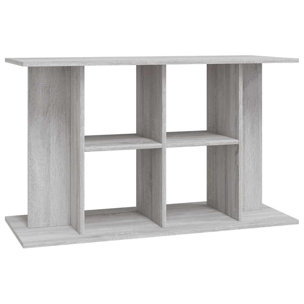 akvariebord 100x40x60 cm konstrueret træ grå sonoma-eg