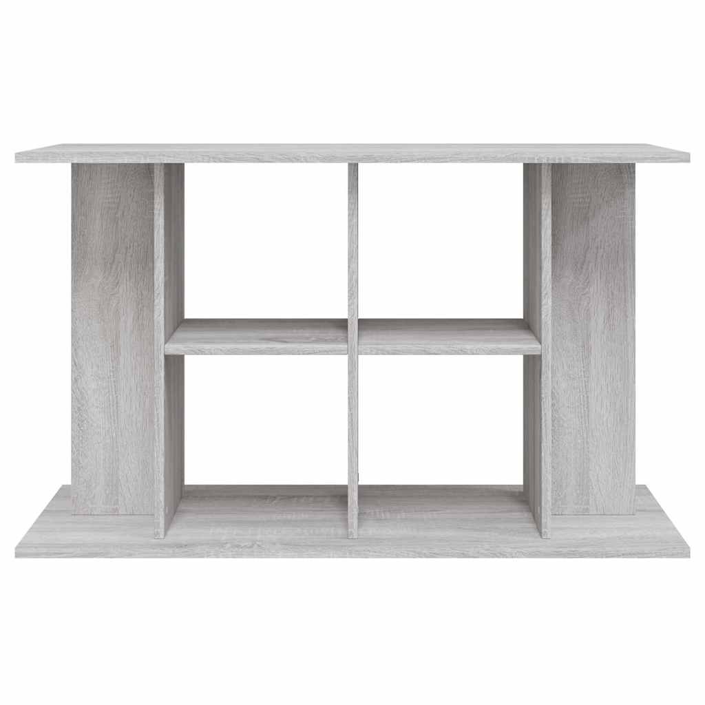 akvariebord 100x40x60 cm konstrueret træ grå sonoma-eg