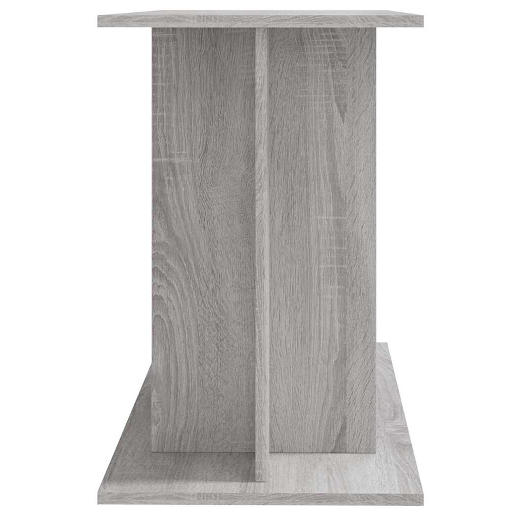 akvariebord 100x40x60 cm konstrueret træ grå sonoma-eg