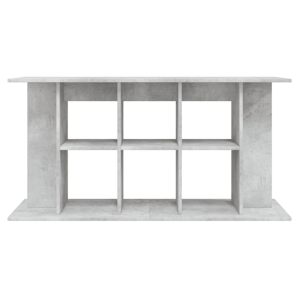 akvariestativ betongrå 120x40x60 cm konstrueret træ