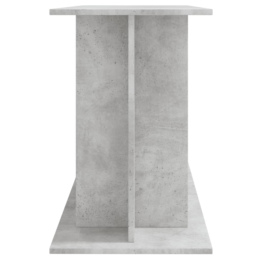 akvariestativ betongrå 120x40x60 cm konstrueret træ