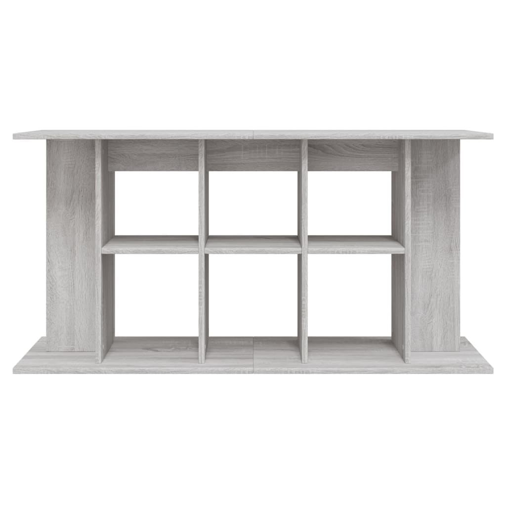 akvariebord 120x40x60 cm konstrueret træ grå sonoma-eg