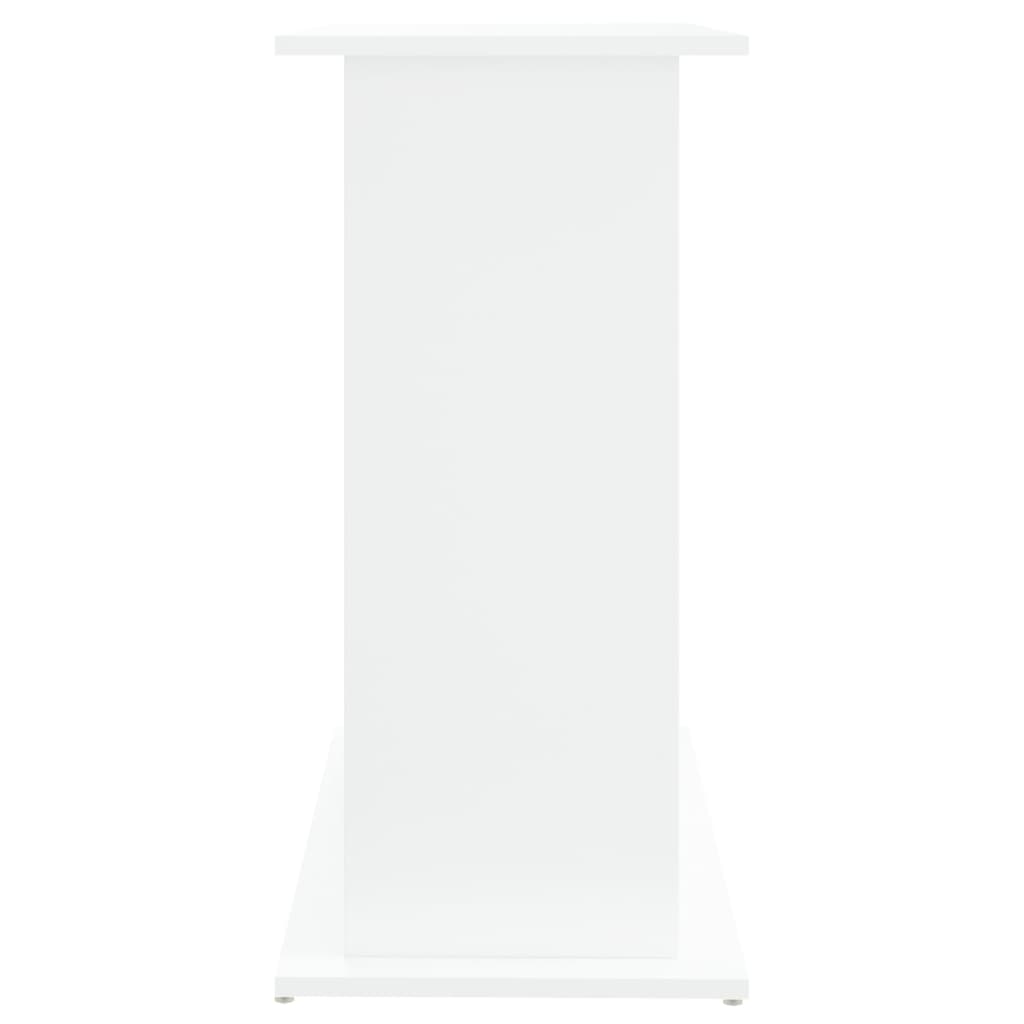 akvariebord 81x36x73 cm konstrueret træ hvid