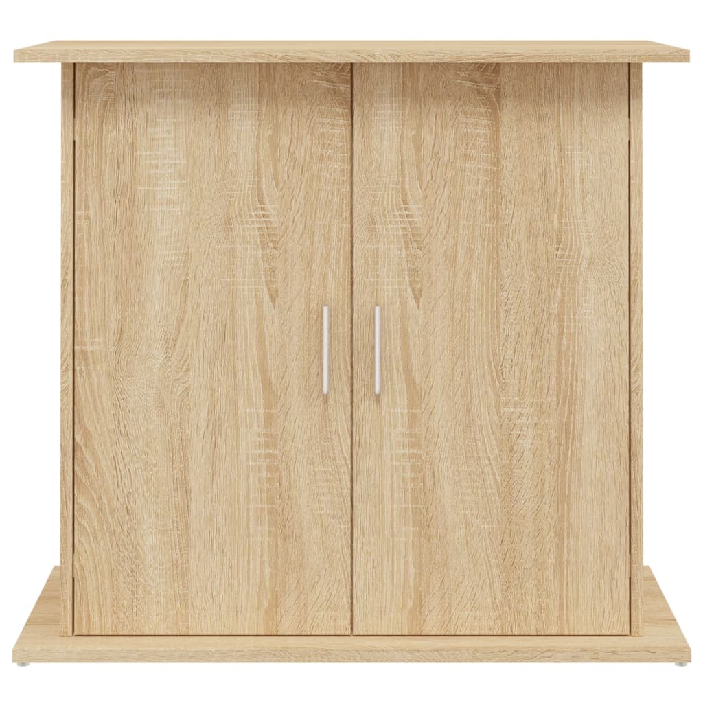 akvariestativ Sonoma eg 81x36x73 cm konstrueret træ