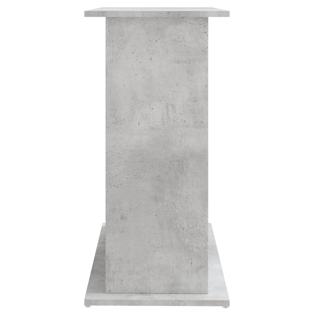 akvariestativ betongrå 81x36x73 cm konstrueret træ