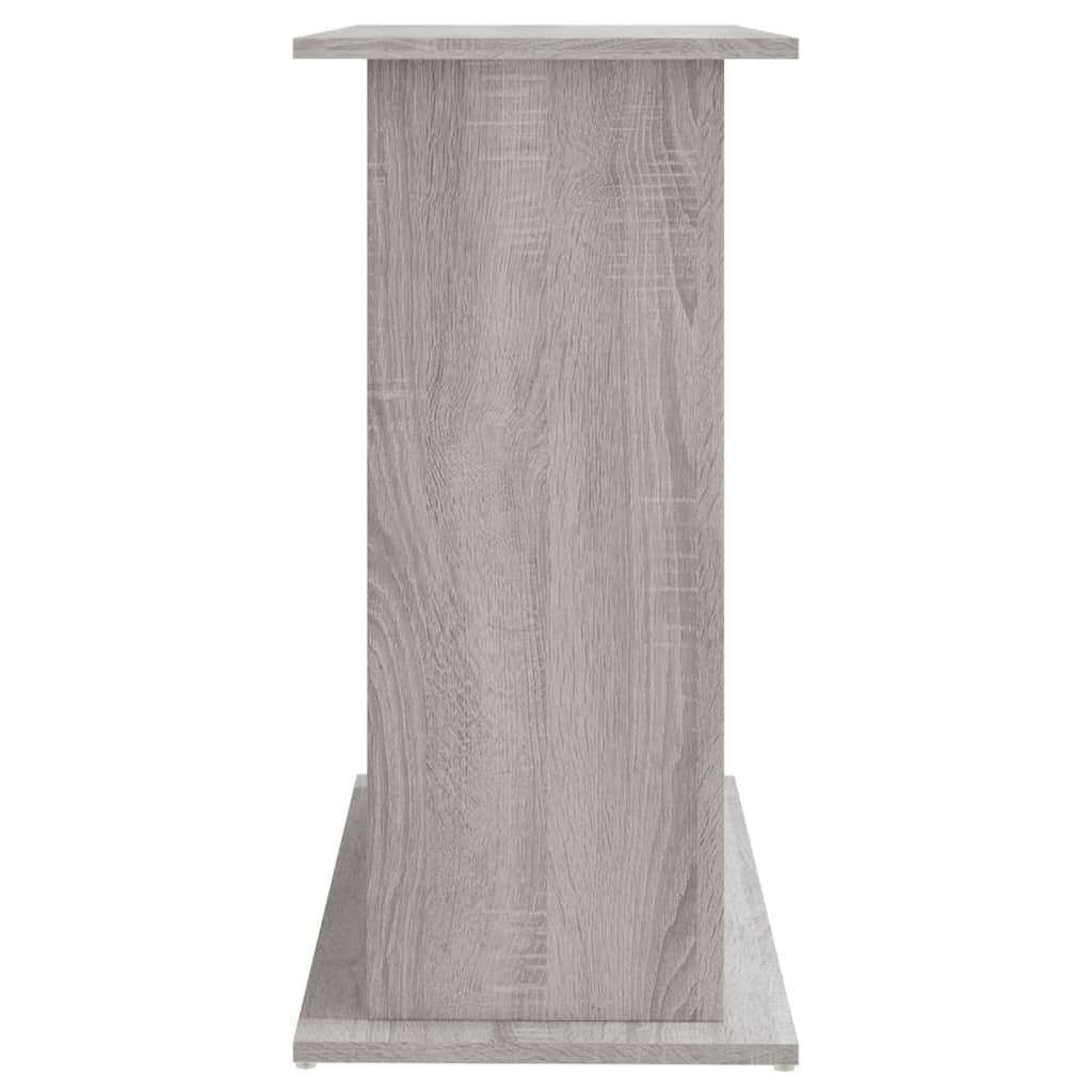 akvariebord 81x36x73 cm konstrueret træ grå sonoma-eg