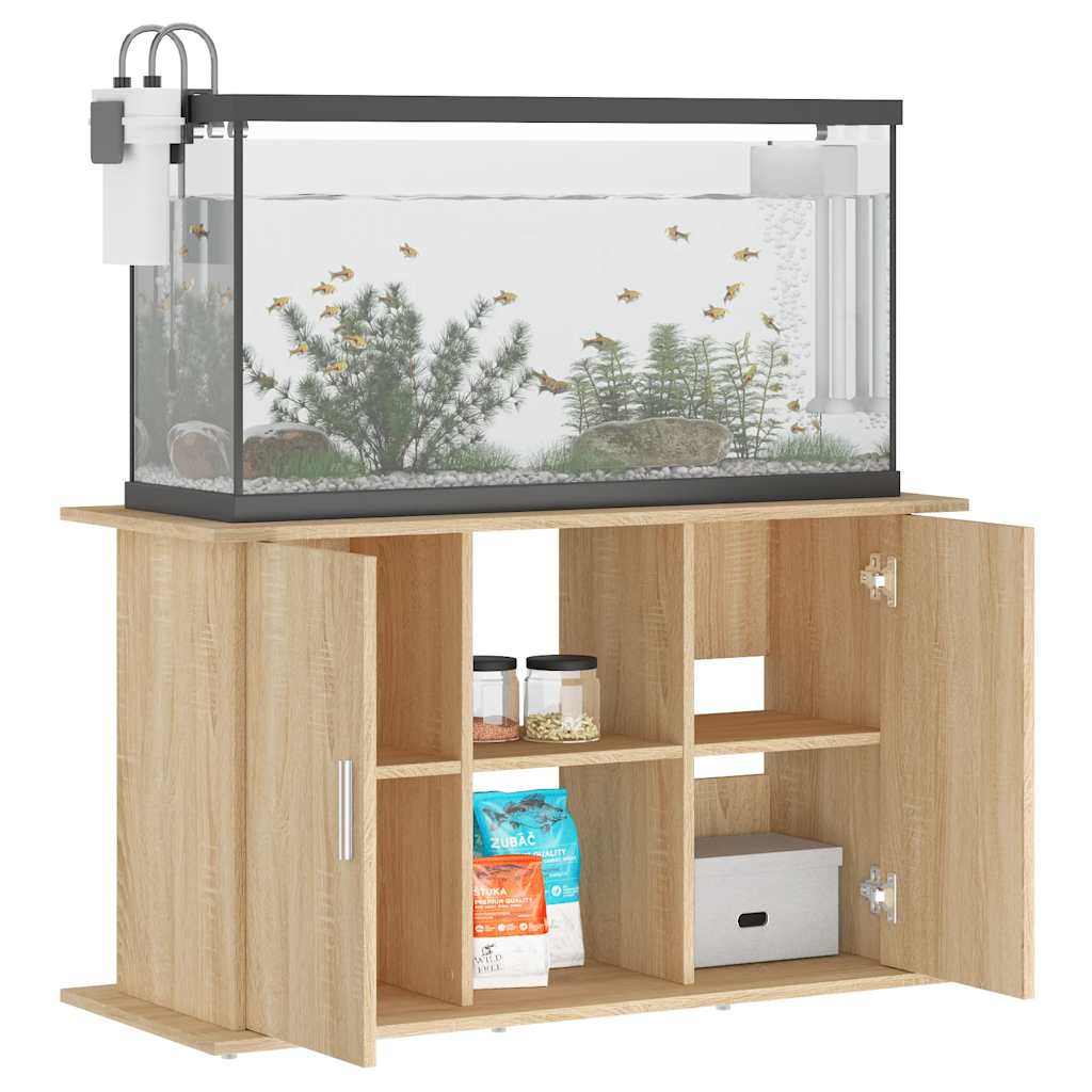 akvariestativ Sonoma eg 101x41x58 cm konstrueret træ