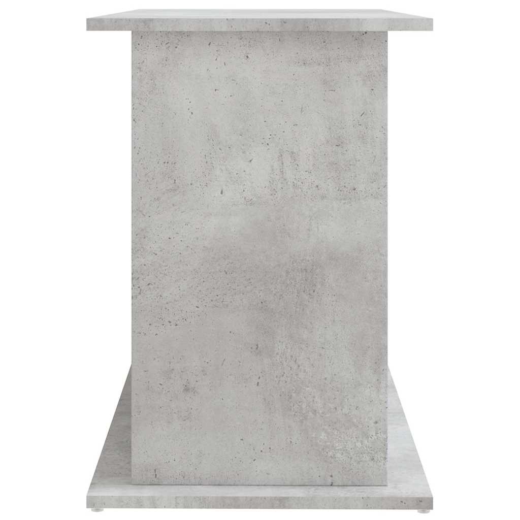 akvariestativ betongrå 101x41x58 cm konstrueret træ
