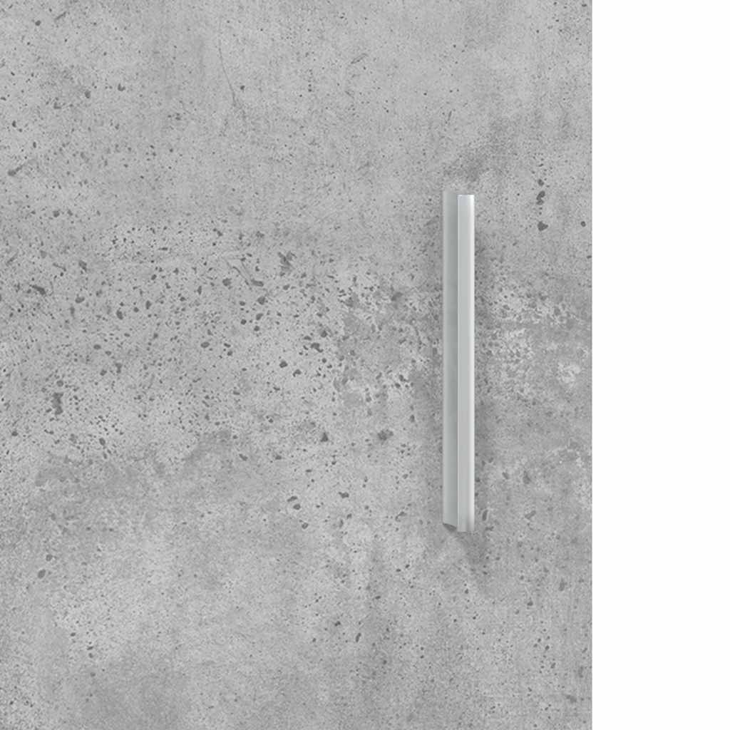 akvariestativ betongrå 101x41x58 cm konstrueret træ