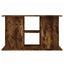 akvariebord 101x41x58 cm konstrueret træ røget egetræsfarve