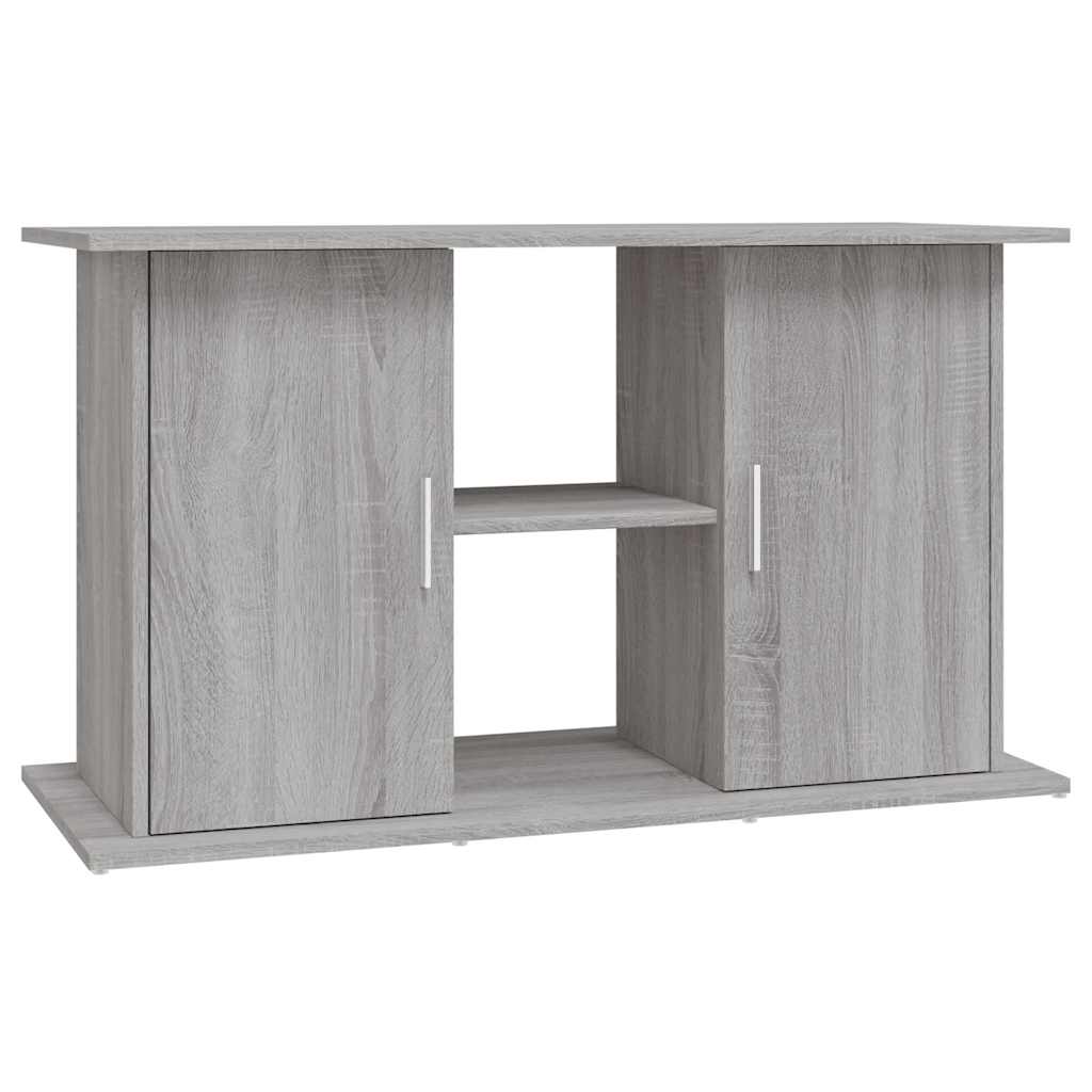 akvariebord 101x41x58 cm konstrueret træ grå sonoma-eg