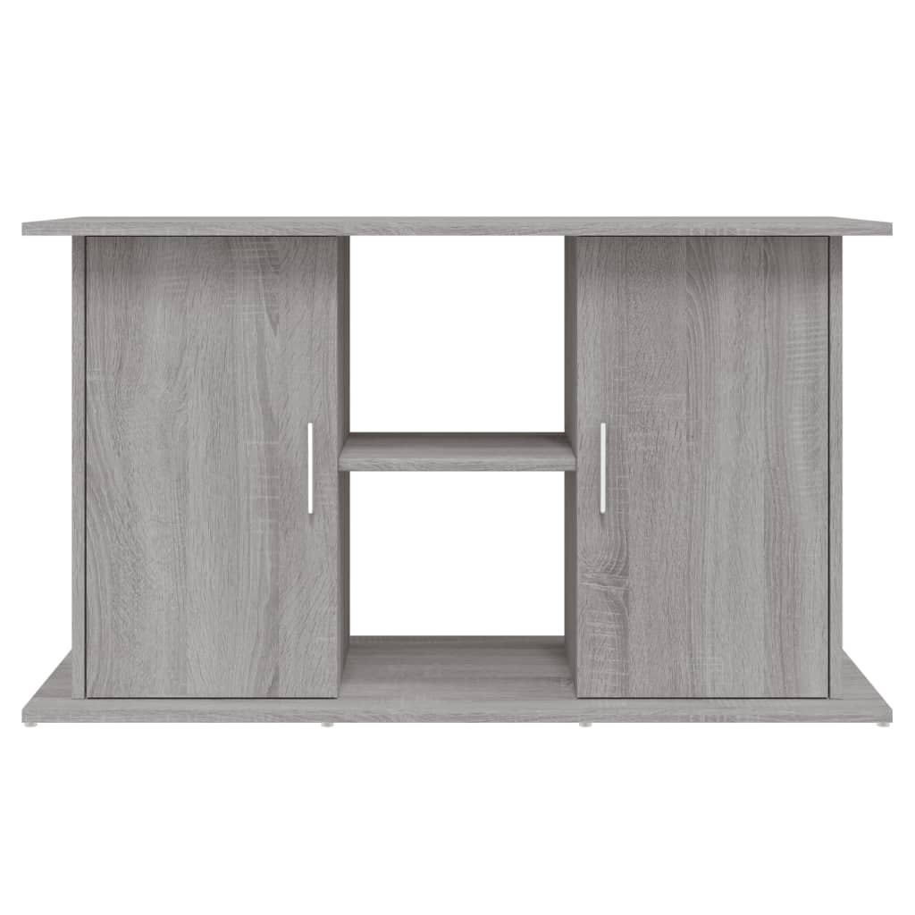 akvariebord 101x41x58 cm konstrueret træ grå sonoma-eg