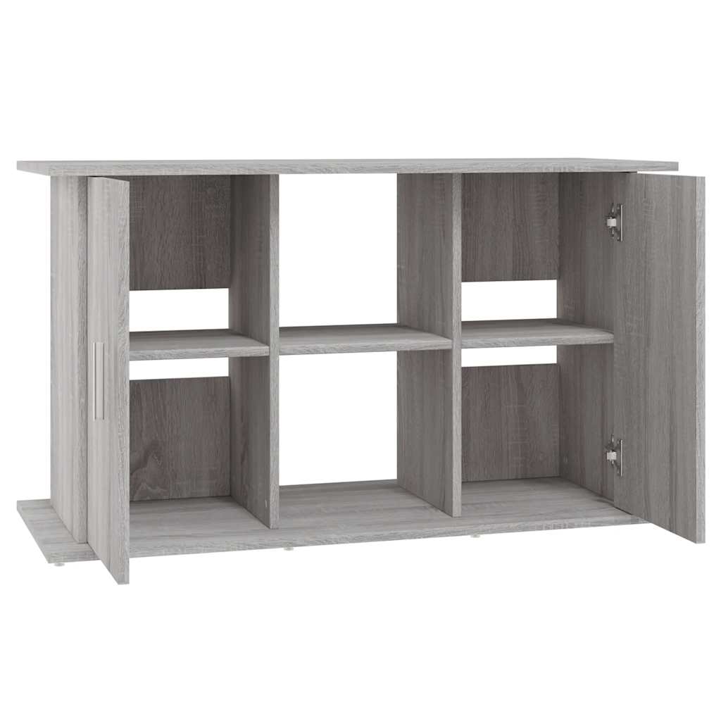 akvariebord 101x41x58 cm konstrueret træ grå sonoma-eg