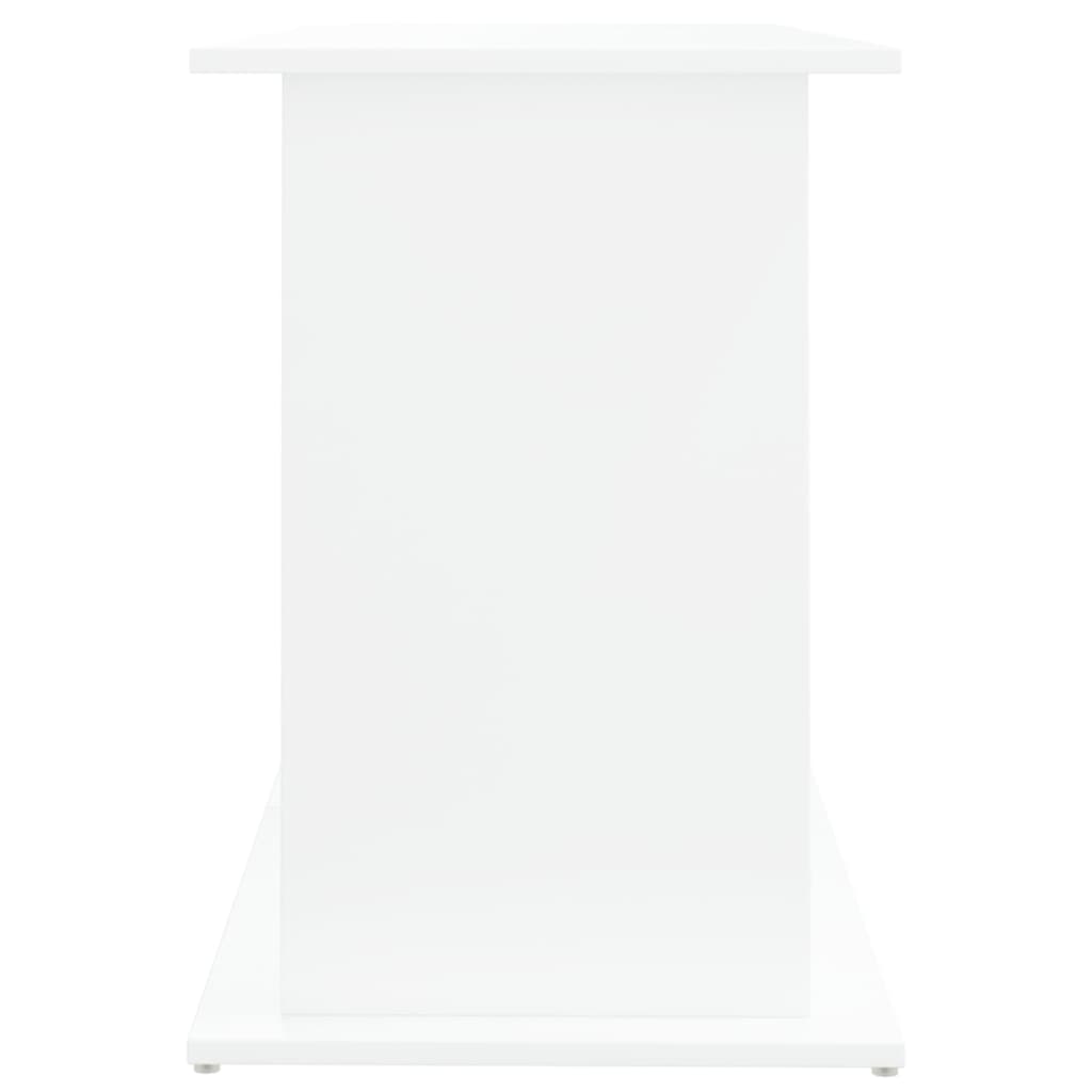 akvariebord 121x41x58 cm konstrueret træ hvid