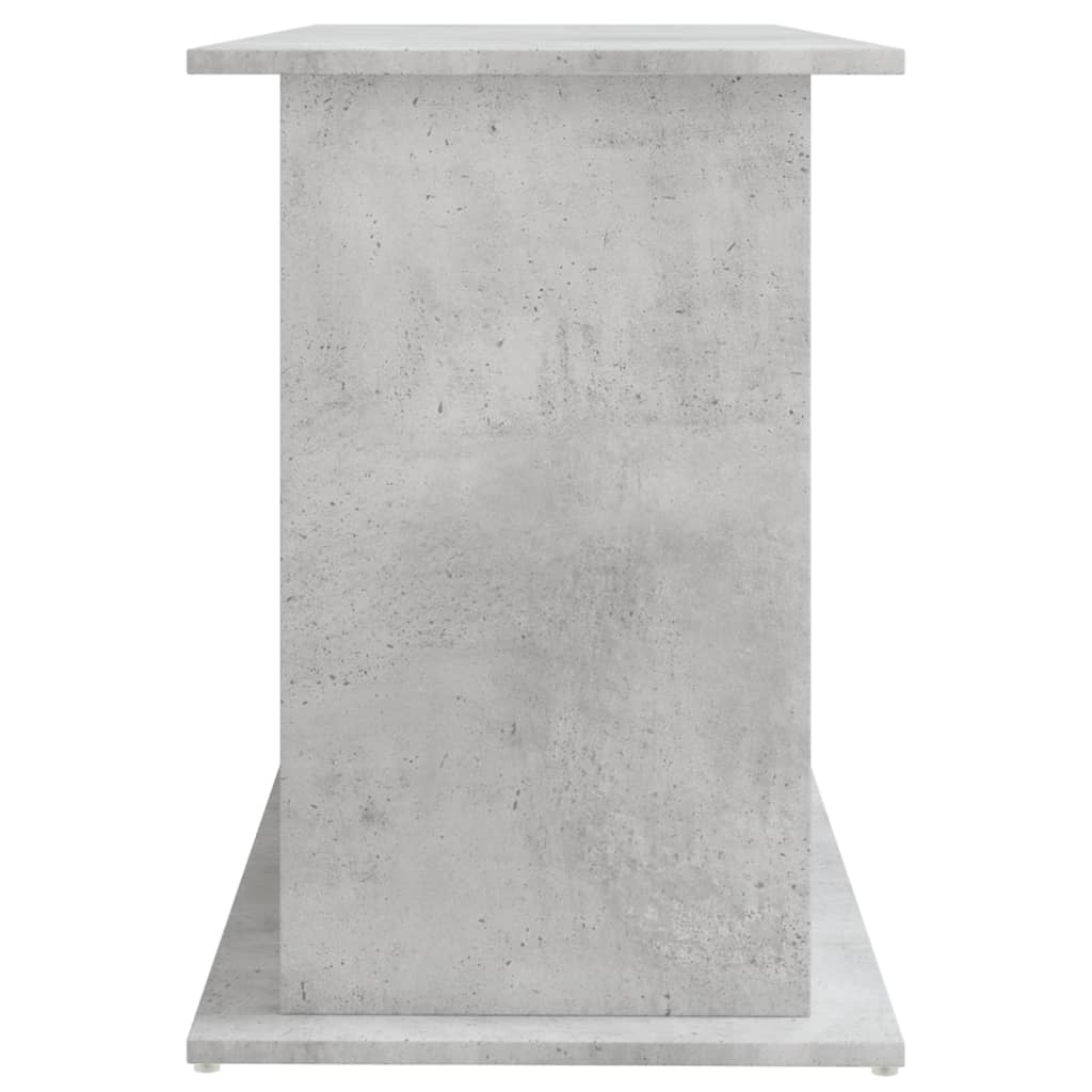 akvariestativ betongrå 121x41x58 cm konstrueret træ