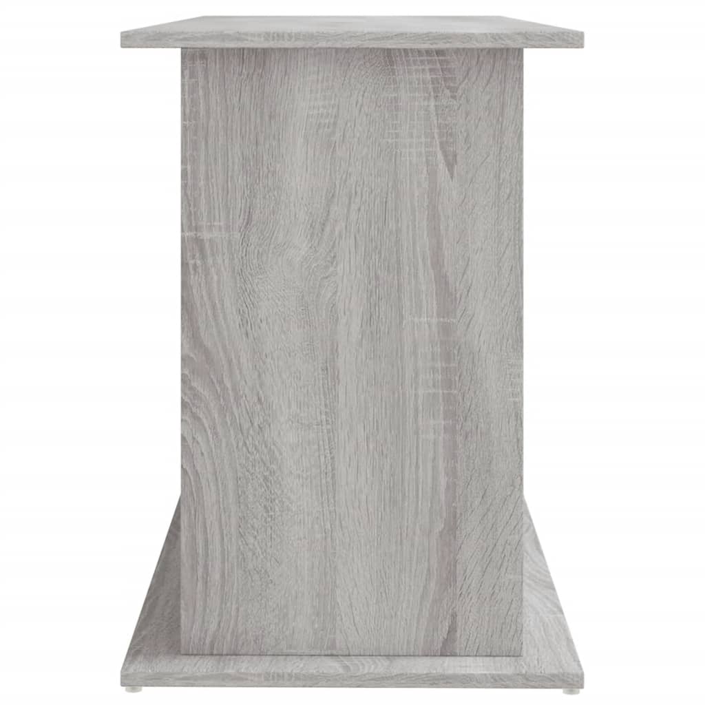 akvariebord 121x41x58 cm konstrueret træ grå sonoma-eg