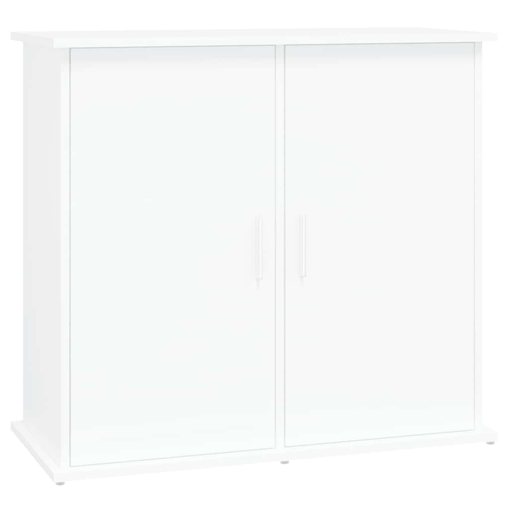 akvariebord 81x36x73 cm konstrueret træ hvid