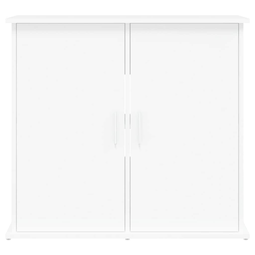 akvariebord 81x36x73 cm konstrueret træ hvid