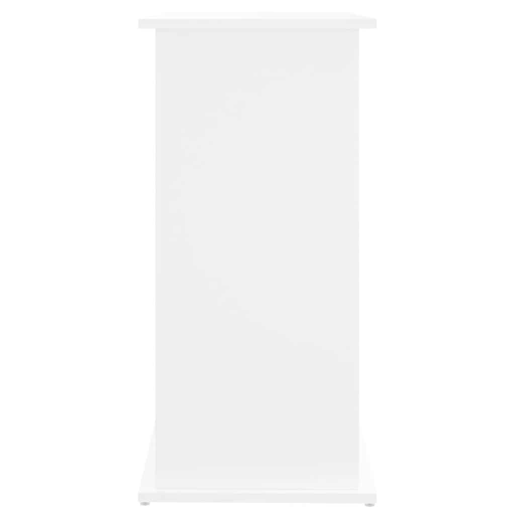 akvariebord 81x36x73 cm konstrueret træ hvid