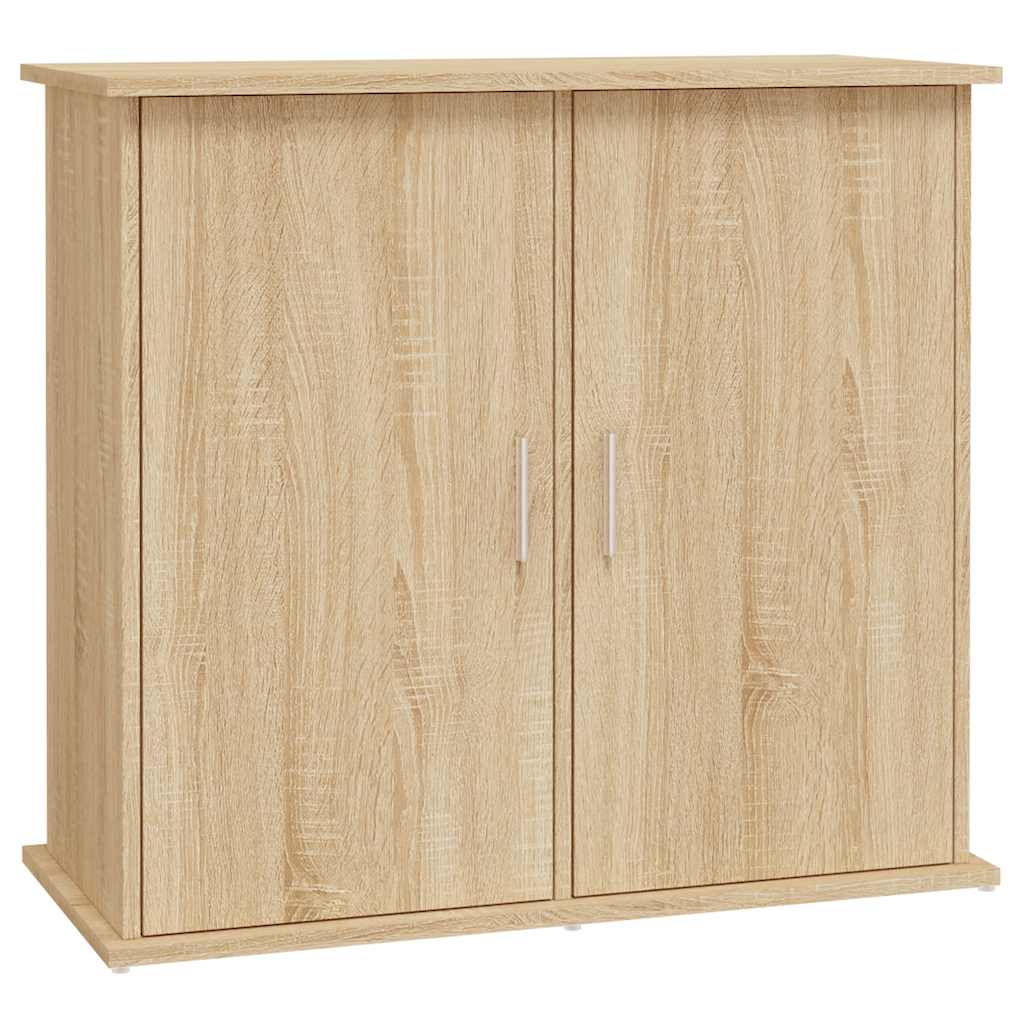 akvariestativ Sonoma eg 81x36x73 cm konstrueret træ