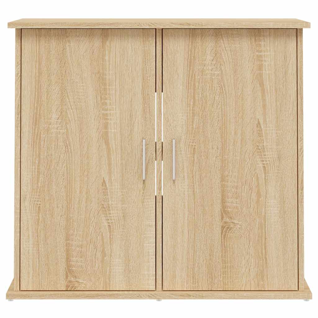 akvariestativ Sonoma eg 81x36x73 cm konstrueret træ