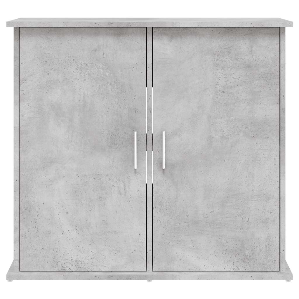akvariestativ betongrå 81x36x73 cm konstrueret træ