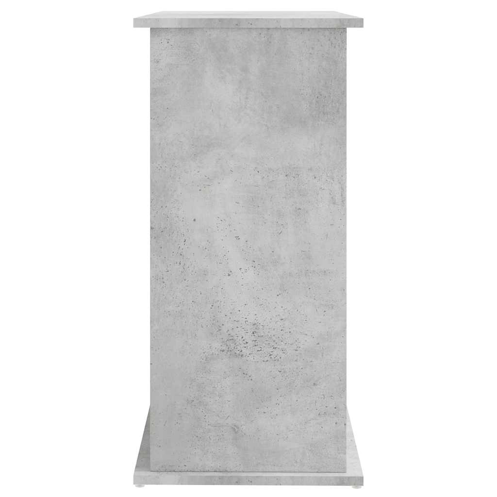 akvariestativ betongrå 81x36x73 cm konstrueret træ
