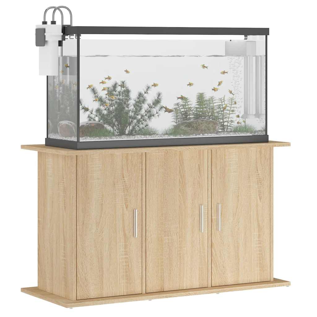 akvariebord 101x41x58 cm konstrueret træ sonoma-eg