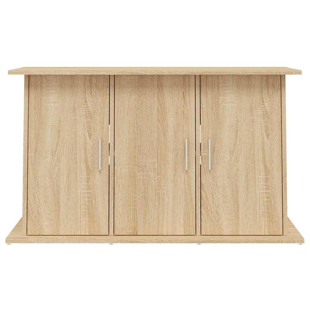 akvariebord 101x41x58 cm konstrueret træ sonoma-eg