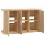 akvariebord 101x41x58 cm konstrueret træ sonoma-eg
