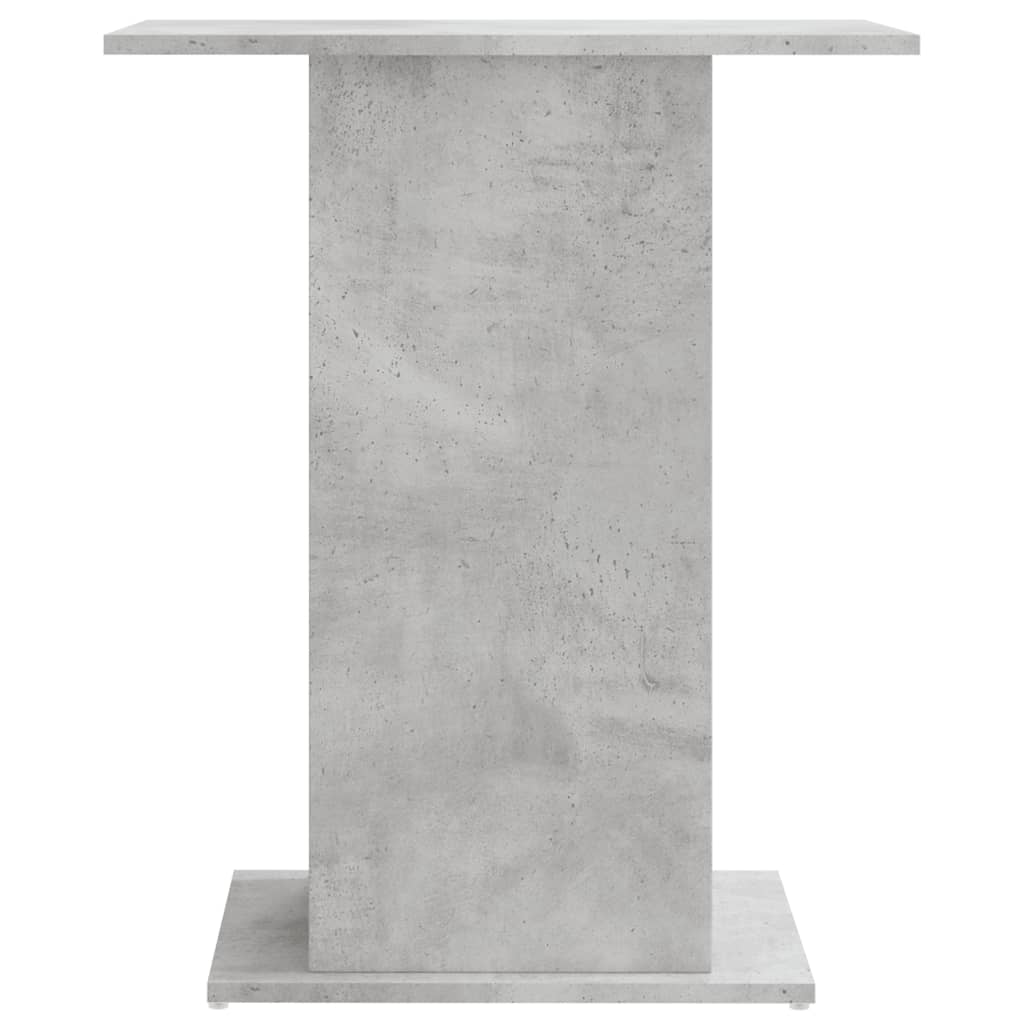 akvariestativ betongrå 60,5x36x72,5 cm konstrueret træ