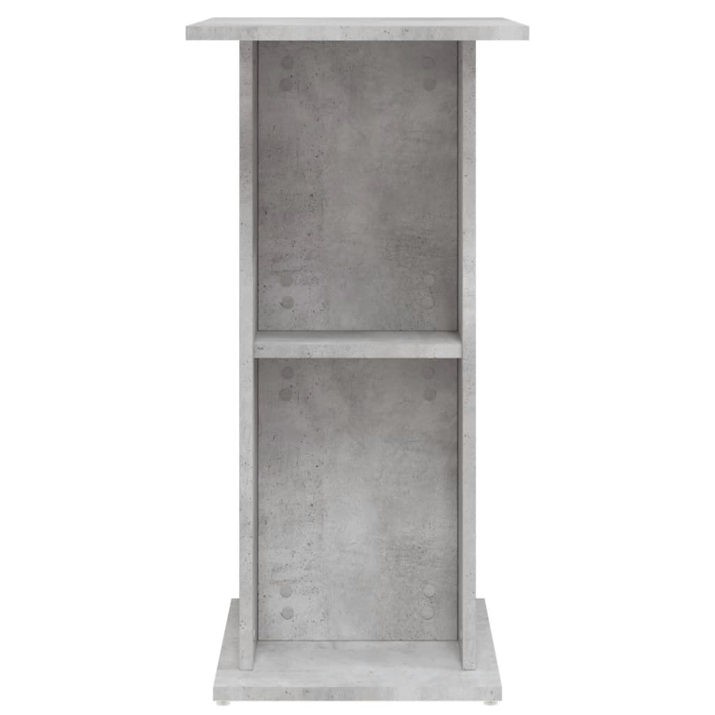 akvariestativ betongrå 60,5x36x72,5 cm konstrueret træ
