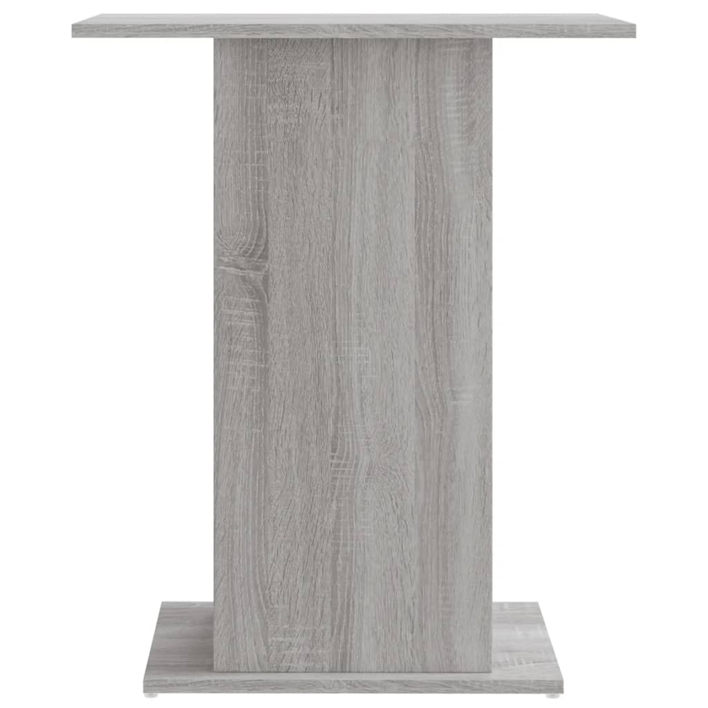 akvariebord 60,5x36x72,5 cm konstrueret træ grå sonoma-eg