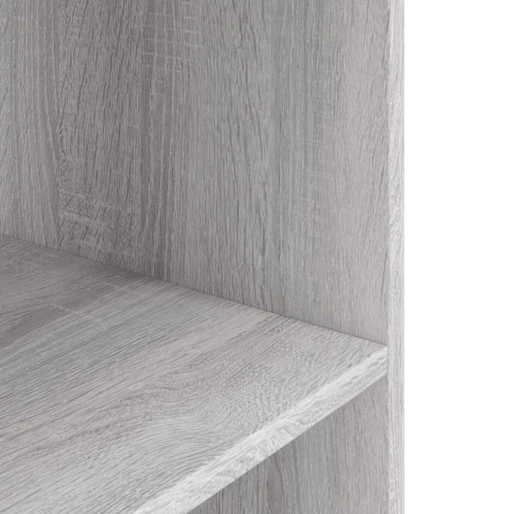 akvariebord 60,5x36x72,5 cm konstrueret træ grå sonoma-eg