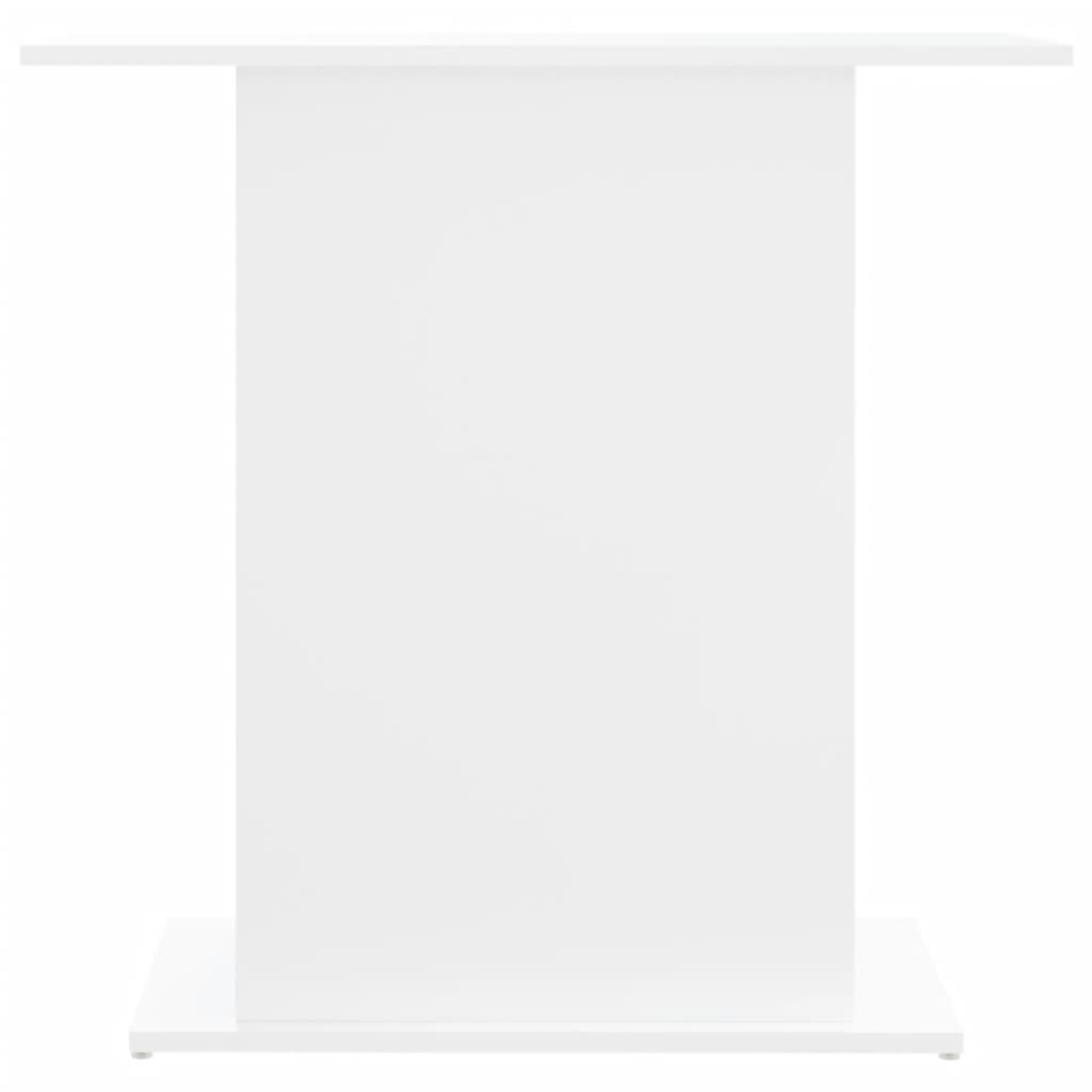 akvariestativ hvid 75x36x72,5 cm konstrueret træ